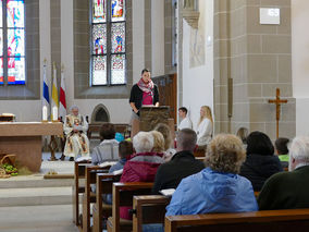 Familiengottesdienst zum Erntedankfest (Foto: Karl-Franz Thiede)